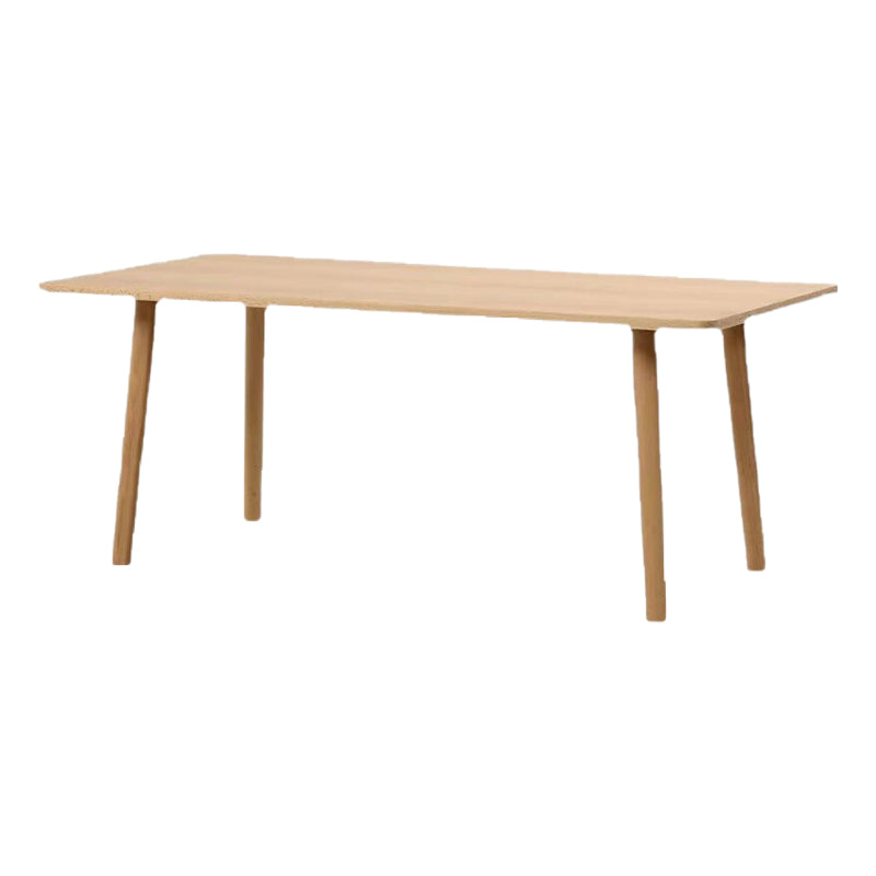 Rectángulo 4 patas Mesa de comedor Mesa de comedor de madera maciza moderna