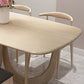 Contemporary Dining Table Oval Solid Wood Dinner Table Home Kitchen Dinner Clearhalo 'Dining Tables & Seating' 'Dining Tables' 'dining_table' 'furn' 'furn_dining_table' 'Furniture' 'Kitchen & Dining Furniture' 5241485