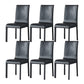 Modern Style Faux Leather Dining Side Chairs Metal Dining Chair for Restaurant Use