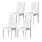 Modern Style Faux Leather Dining Side Chairs Metal Dining Chair for Restaurant Use