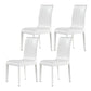 Modern Style Faux Leather Dining Side Chairs Metal Dining Chair for Restaurant Use