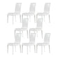 Modern Style Faux Leather Dining Side Chairs Metal Dining Chair for Restaurant Use