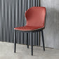 Moderne stijl Wingback Side stoel stoel ARMLess faux lederen eetkamerstoel voor thuisgebruik