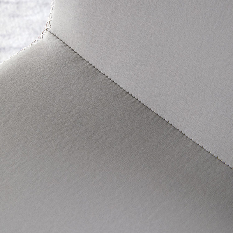 Moderne stijl Wingback Side stoel stoel ARMLess faux lederen eetkamerstoel voor thuisgebruik