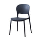 Scandinavian Restaurant Stacking Side Chair Matte Finish Plastic Dining Chair Clearhalo 'Dining Chairs' 'Dining Tables & Seating' 'dining_chair' 'furn' 'furn_dining_chair' 'Furniture' 'Kitchen & Dining Furniture' 5242157