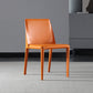 Eigentijdse stijl lederen eetstoel armloze stoere rugstoelen
