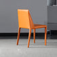 Eigentijdse stijl lederen eetstoel armloze stoere rugstoelen