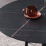 グラム焼結ストーンダイニングテーブルセットラウンド1/2/3/4/5ピース自宅で使用するためのダイニングセット