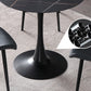 Glam Sintered Stone Dining Table Set Round 1/2/3/4/5 Pieces Dining Set for Home Use