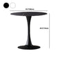 Glam Sintered Stone Dining Table Set Round 1/2/3/4/5 Pieces Dining Set for Home Use