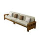 Craftsman Recessed Arm Sofa with Pillows 33.46" for Living Room