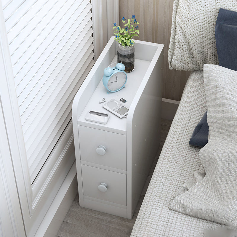 引き出しストレージを備えたウッドナイトスタンド20インチの高さのモダンナイトテーブル