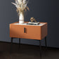 2-Drawer Nightstand with 4 Legs 20" Tall Stone Top Night Table Clearhalo 'Bedroom Furniture' 'furn' 'furn_night_stand' 'Furniture' 'night_stand' 'Nightstands' 5242791