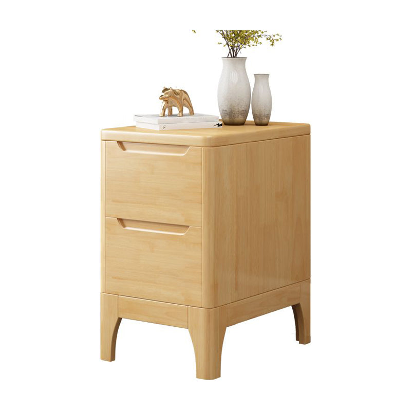 20インチの木製の夜のテーブル2ドロワーナイトスタンドが含まれています