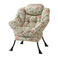 31.49" L x 25.19" W x 35.43" H Accent Armchair Flared Arms Chair for Living Room Green-Pink-Green Four Legs Clearhalo 'Accent Chairs' 'accent_chairs' 'Chairs & Seating' 'furn' 'furn_accent_chairs' 'Furniture' 'Living Room Furniture' 5242856