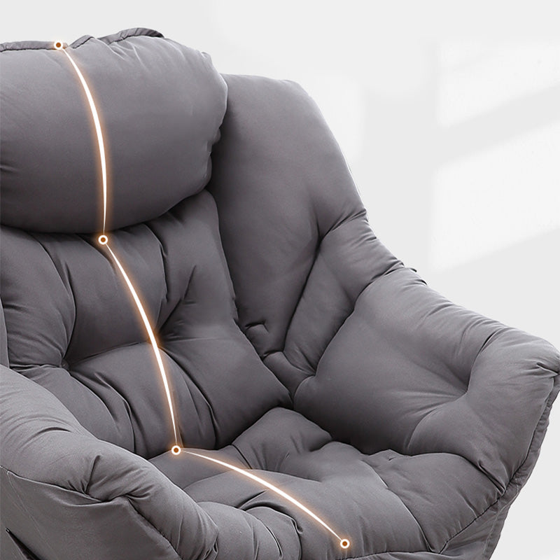 31.49" L x 25.19" W x 35.43" H Accent Armchair Flared Arms Chair for Living Room Clearhalo 'Accent Chairs' 'accent_chairs' 'Chairs & Seating' 'furn' 'furn_accent_chairs' 'Furniture' 'Living Room Furniture' 5242858