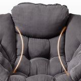 31.49" L x 25.19" W x 35.43" H Accent Armchair Flared Arms Chair for Living Room Clearhalo 'Accent Chairs' 'accent_chairs' 'Chairs & Seating' 'furn' 'furn_accent_chairs' 'Furniture' 'Living Room Furniture' 5242859