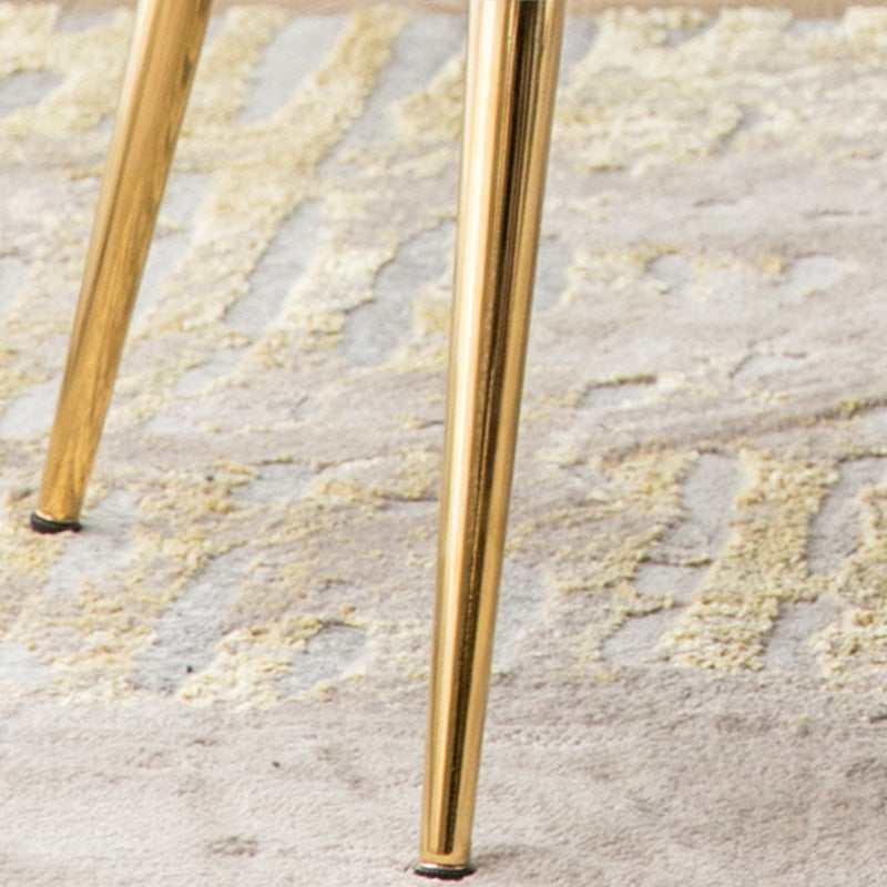 24.4"W Velvet Sloped Arms Barrel Chair with Basic Four Legs and Sewn Pillow Back Clearhalo 'Accent Chairs' 'accent_chairs' 'Chairs & Seating' 'furn' 'furn_accent_chairs' 'Furniture' 'Living Room Furniture' 5242907