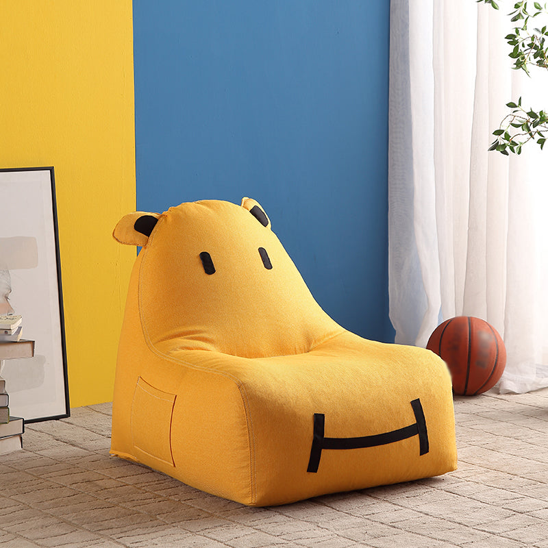 Silla sin brazo lienzo parsons silla trasera apretada para sala de estar