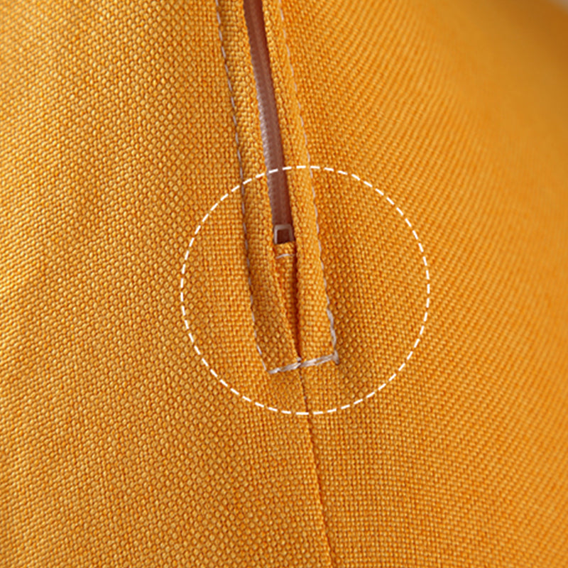 Silla sin brazo lienzo parsons silla trasera apretada para sala de estar