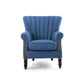 29.5"W Armchair Basic Four Leg Tufted Back Arm Chair for Living Room