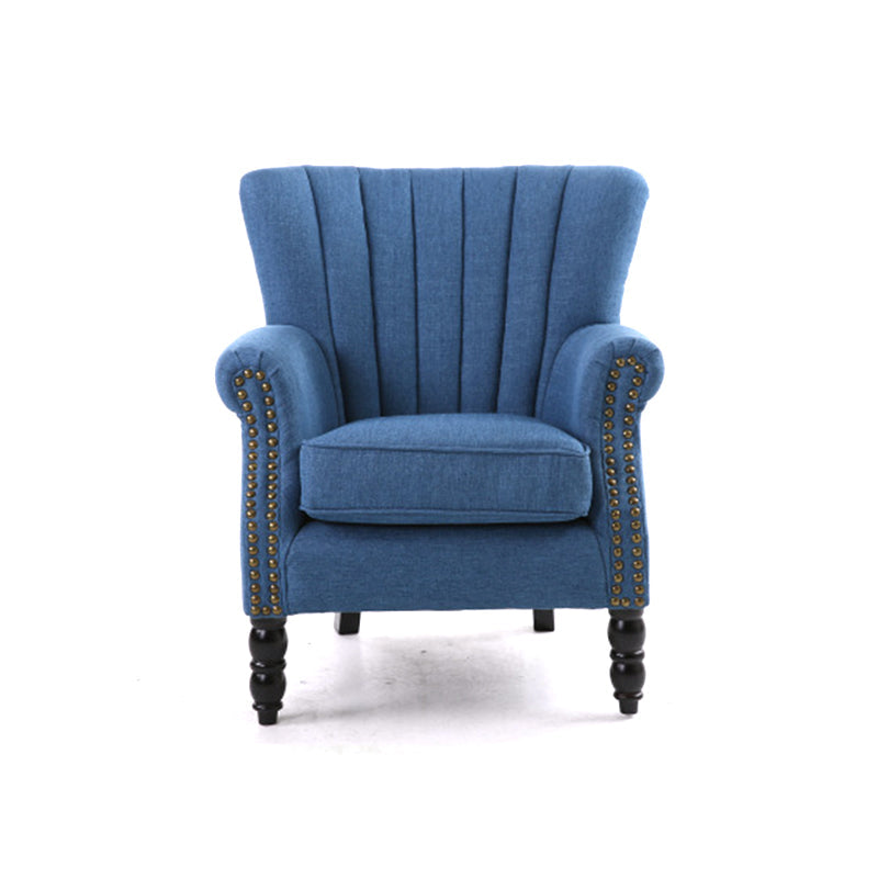 29.5"W Armchair Basic Four Leg Tufted Back Arm Chair for Living Room