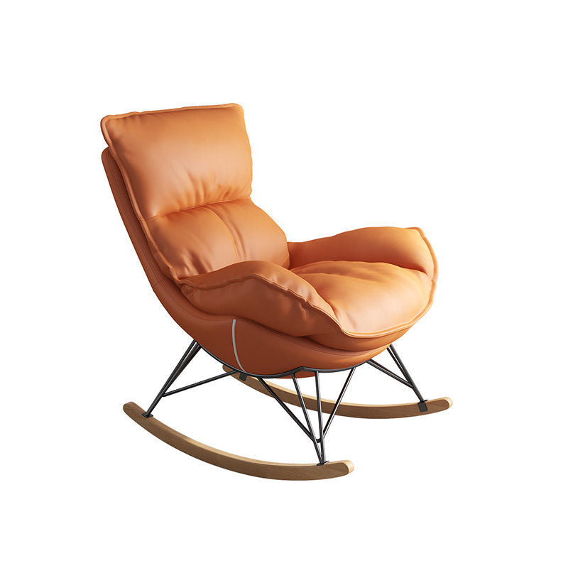 26.77" L x 37.40" W x 34.64" H Armless Lounge Chair with Ottoman for Living Room Clearhalo 'Accent Chairs' 'accent_chairs' 'Chairs & Seating' 'furn' 'furn_accent_chairs' 'Furniture' 'Living Room Furniture' 5242955