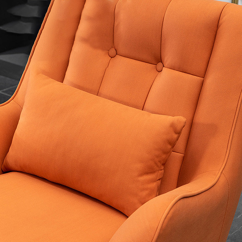 Modern 30.7" Wide Barrel Accent Chair with Basic Four Legs for Bedroom Clearhalo 'Accent Chairs' 'accent_chairs' 'Chairs & Seating' 'furn' 'furn_accent_chairs' 'Furniture' 'Living Room Furniture' 5243015