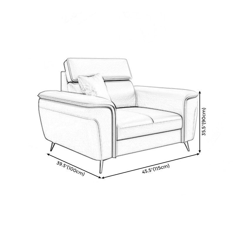 Grey Genuino in pelle vera alt cuscino da cuscino da cuscino di divano/sezionale con resistenza all'usura