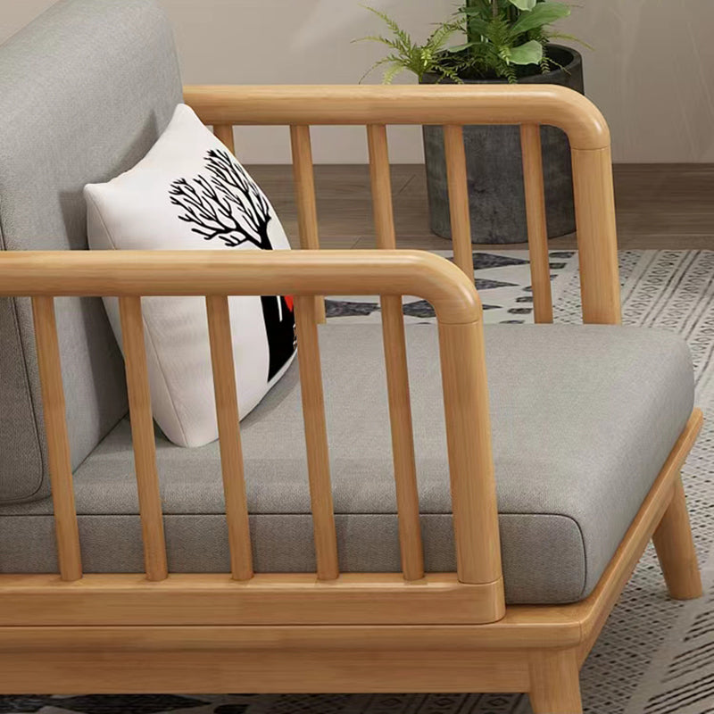 Linen Cushions Modern Sofa 31"W Square Arm Sofa for Living Room Clearhalo 'furn' 'furn_sofas' 'Furniture' 'Living Room Furniture' 'Sofa' 'sofas' 5243236