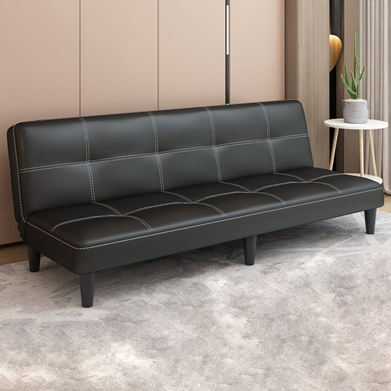 Moderne faux lederen bank zonder makeloze cabrioleboekje