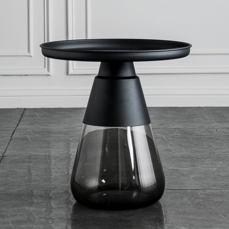 Tavolino con laterale rotondo in stile contemporaneo