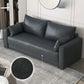 Standaard echt leer en faux lederen down vul spons loveseat