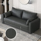 Standaard echt leer en faux lederen down vul spons loveseat