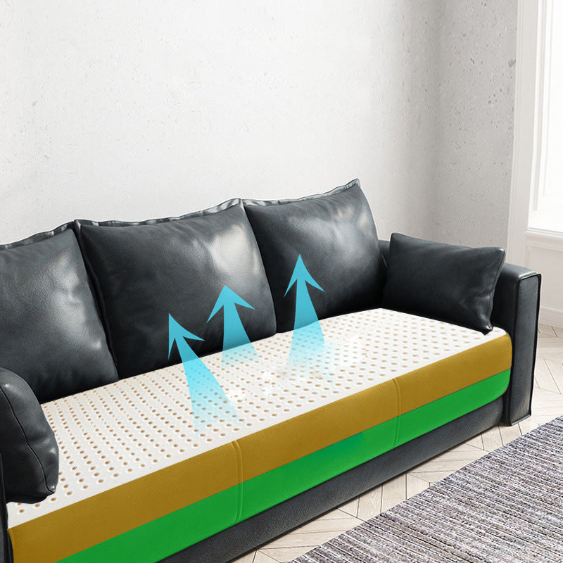 Standaard echt leer en faux lederen down vul spons loveseat