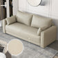 Standaard echt leer en faux lederen down vul spons loveseat