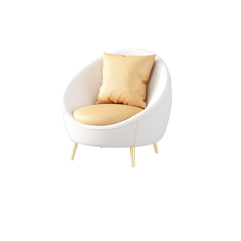 Beige Scandinavian Sofa with Tight Back 93' Wide for Living Room