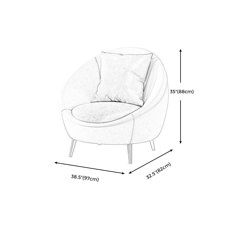 Beige Scandinavian Sofa with Tight Back 93' Wide for Living Room