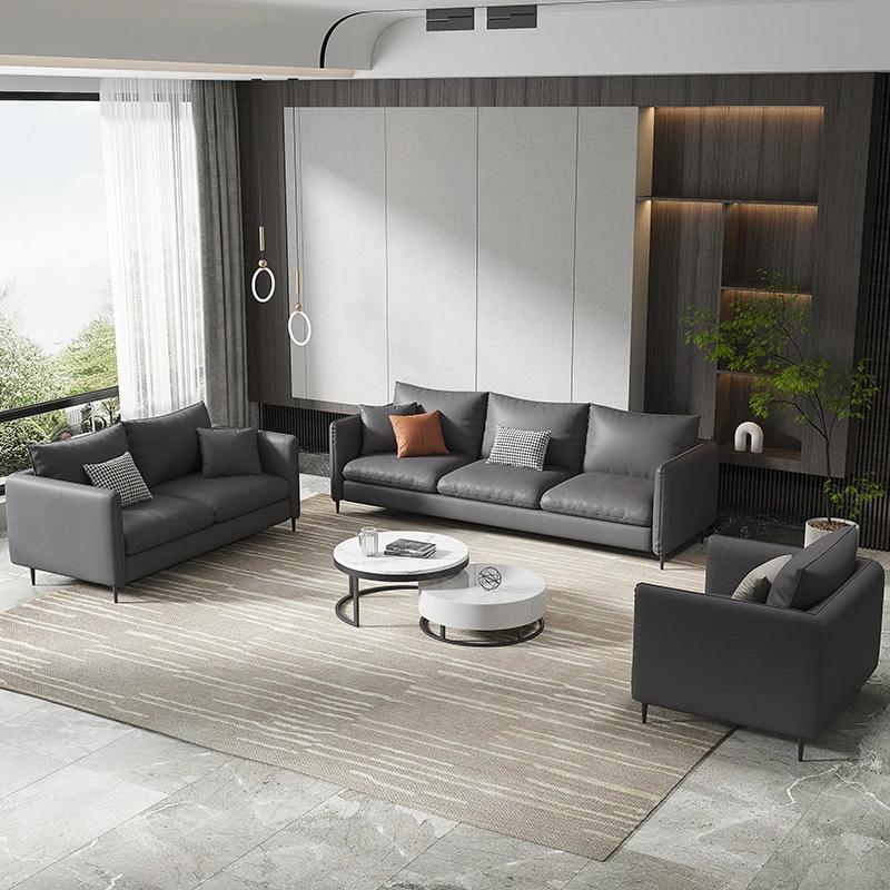 Courette de bras carré standard tissu dos en vrac et sage de sage en cuir faux en gris