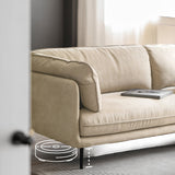 Art de tissu de style moderne et canapé rectangle de riz coriaceux blanc