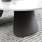 Slate and Metal Round 3 Legs Coffee Table Modern Table for Living Room Clearhalo 'Coffee & Accent Tables' 'Coffee Tables' 'coffee_tables' 'furn' 'furn_coffee_tables' 'Furniture' 'Living Room Furniture' 5243777