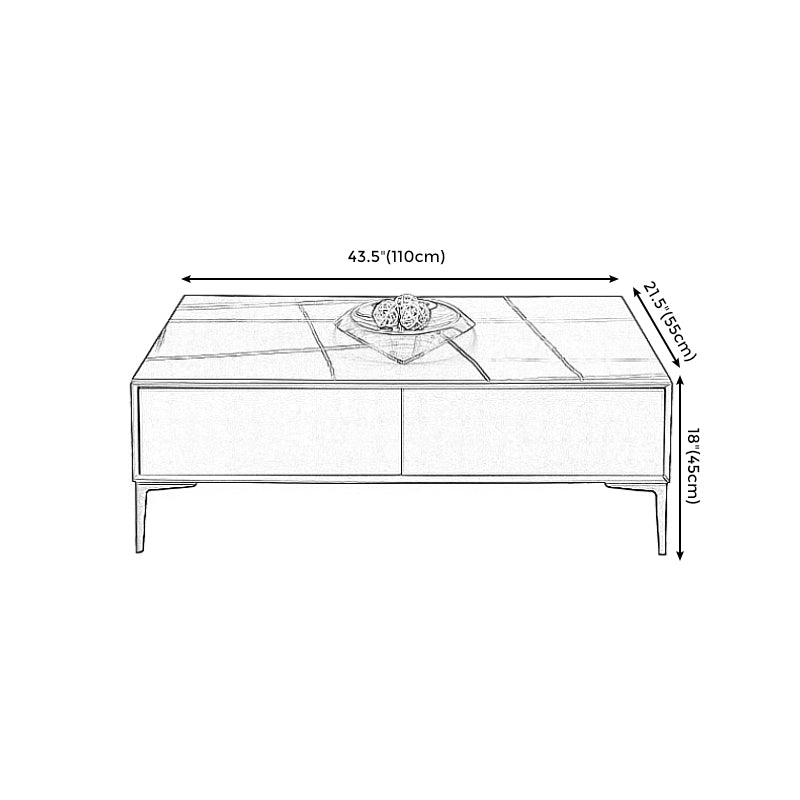 Tavolino nero in stile moderno fatto di legno di lastre di roccia rotonda