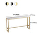 Contemporary Stone Top Bar Table 42-inch Height Iron Pedestal Bistro Table