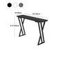 Industrial Rectangle Top Counter Table 42-inch Height Table for Coffee Shop Clearhalo 'Bar Furniture' 'Bar Tables' 'bar_tables' 'furn' 'furn_bar_tables' 'Furniture' 'Kitchen & Dining Furniture' 5245491
