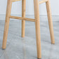 Cafe Modern Simple Barstool Wood 4 Legs Bar Stool with Pedal