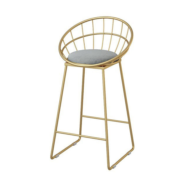 1/5 Pieces Glam Round Bar Table Set Bistro Set with White Faux Marble Top Grey 30"H Stool (Single) Clearhalo 'Bar Furniture' 'furn' 'furn_home_bar_bar_sets' 'Furniture' 'Home Bars & Bar Sets' 'home_bar_bar_sets' 'Kitchen & Dining Furniture' 5245910