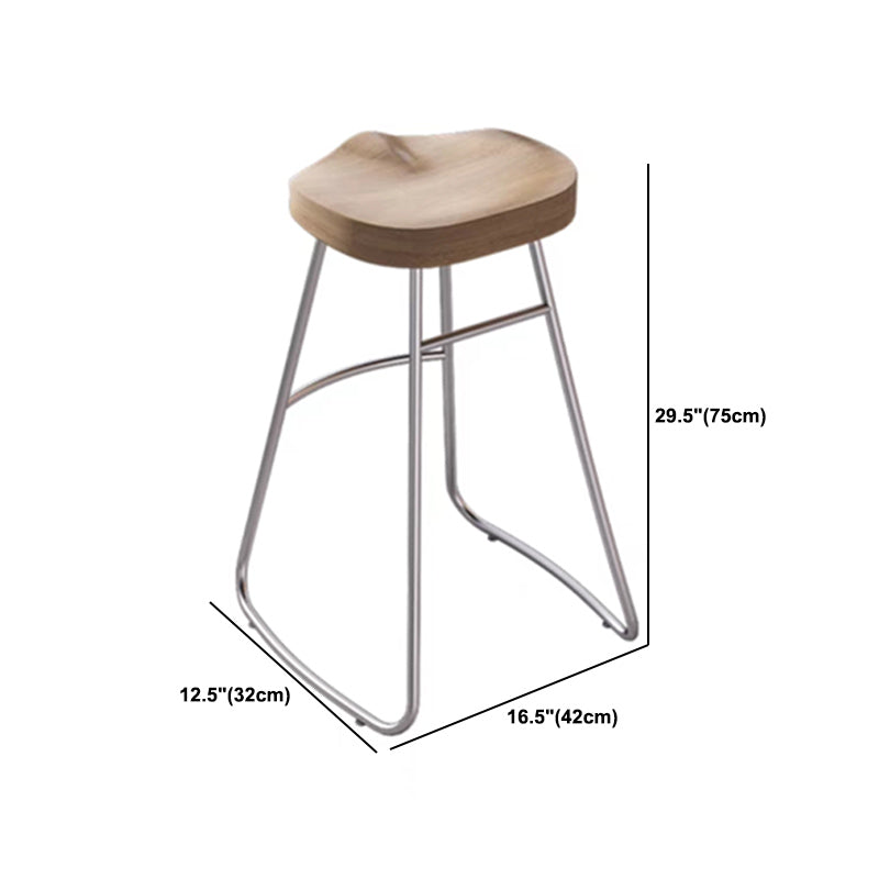 Modern Rectangle Solid Wood Bar Table Set 1/5 Pieces Counter Table with Backless Stools Clearhalo 'Bar Furniture' 'furn' 'furn_home_bar_bar_sets' 'Furniture' 'Home Bars & Bar Sets' 'home_bar_bar_sets' 'Kitchen & Dining Furniture' 5245934