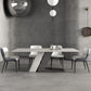 Modern White Sintered Stone Dining Table Set 1/4/5/7 Pieces Dining Set for Home Use