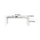 Modern Aluminium Dining Table Set 1/4/5/7 Pieces Rectangle Dinette Set with Sintered Stone Clearhalo 'Dining Room Sets' 'Dining Tables & Seating' 'dining_room_set' 'furn' 'furn_dining_room_set' 'Furniture' 'Kitchen & Dining Furniture' 5245999