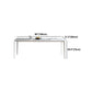 Modern Aluminium Dining Table Set 1/4/5/7 Pieces Rectangle Dinette Set with Sintered Stone Clearhalo 'Dining Room Sets' 'Dining Tables & Seating' 'dining_room_set' 'furn' 'furn_dining_room_set' 'Furniture' 'Kitchen & Dining Furniture' 5246000